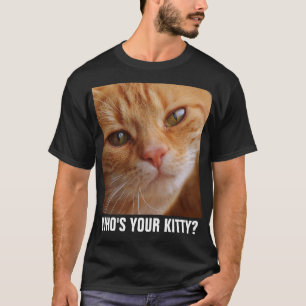 Camisetas Graciosas De Gato, ¿QUIÉN ES TU BICICLET