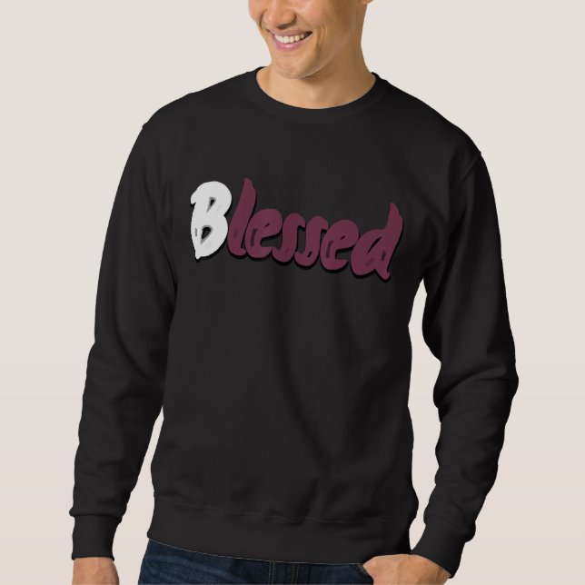 Camisetas Gráficas Benditas Drippng Con Concordanc (Anverso)