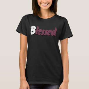 Camisetas Gráficas Benditas Drippng Con Concordanc