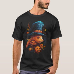 Camisetas Gráficas de Halloween de Pez Beta para H