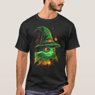 Camisetas gráficas de Halloween de pez tetra neón