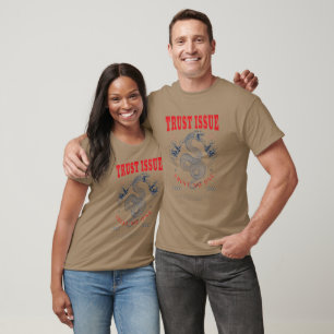 Camisetas Gráficas de Pareja con "Problemas de Con