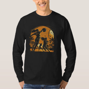 Camisetas gráficas de voleibol de playa para hombr