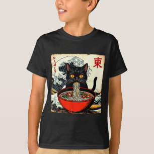 Camisetas gráficas divertidas japonesas de ramen d