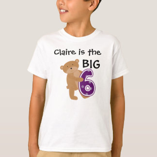Camisetas grande del cumpleaños del personalizable