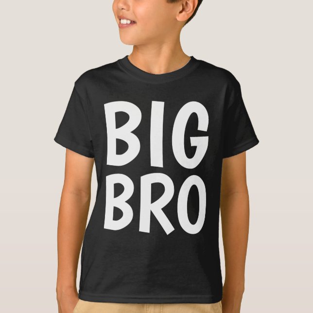 Camisetas grandes de BRO BROTHER para niños (Anverso)