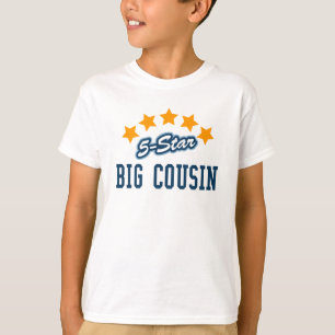 camisetas grandes de cinco estrellas de la