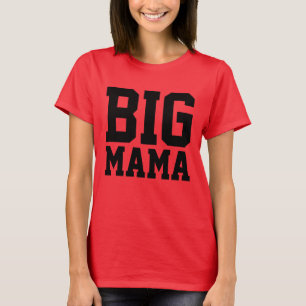 Camisetas grandes de tamaño MAMA Plus