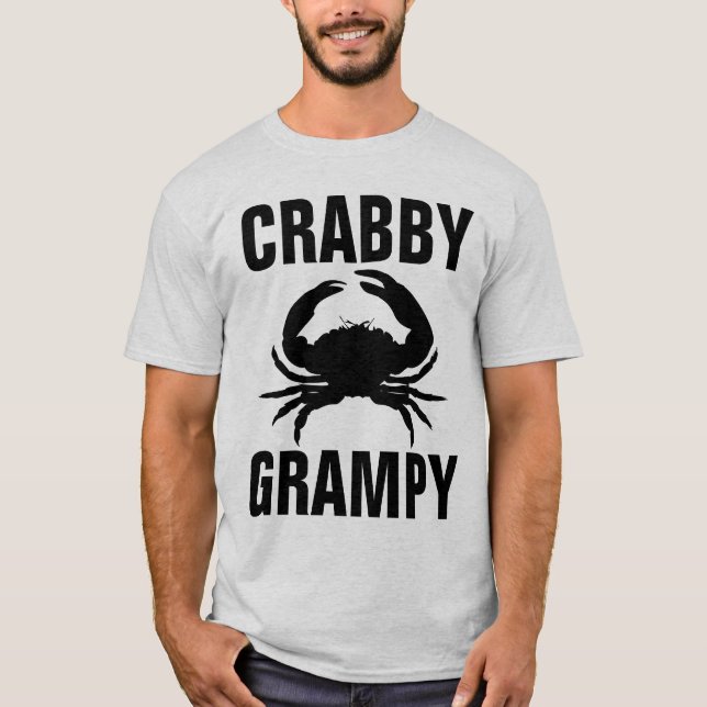Camisetas GRANDPA, "CRABBY CRAB" (Anverso)