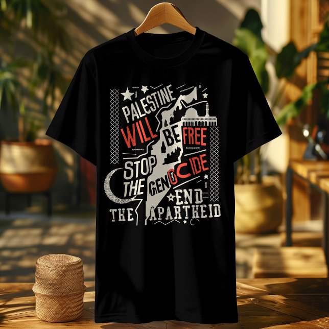 camisetas gratuitas de los hombres palestinos acab (Subido por el creador)
