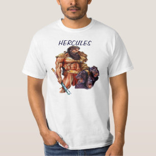 Camisetas griegas de Hércules de dios