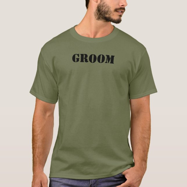 Camisetas Groom (Anverso)