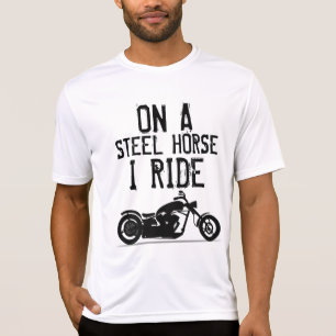 Camisetas Guay Biker, STEEL HORSE I RIDE T-Shirt