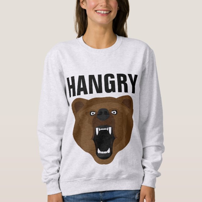 Camisetas HANGRY GRIZZLY BEAR (Anverso)