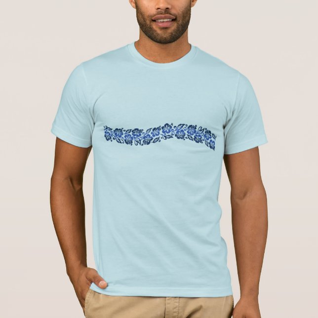 Camisetas hawaianas de los individuos de la banda (Anverso)