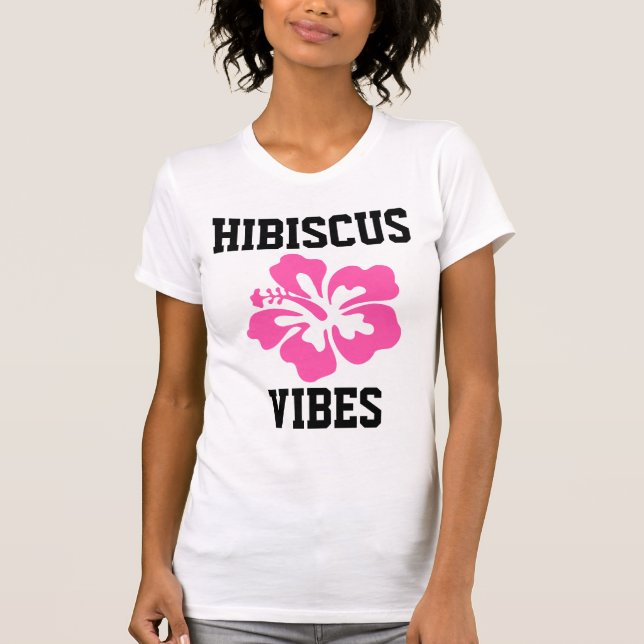 Camisetas HIBISCUS FLOWER (Anverso)