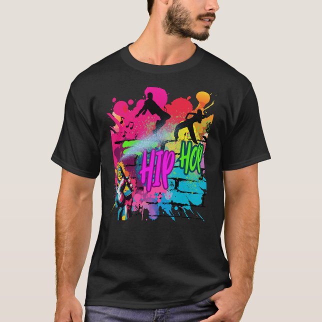  Camisetas Hip-Hop Street Art  (Anverso)