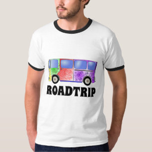 Camisetas HIPPIE RETRO de los 60, ROADTRIP