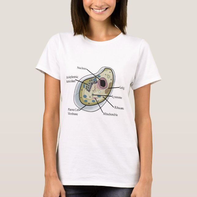 Camisetas humanas de la biología celular (Anverso)