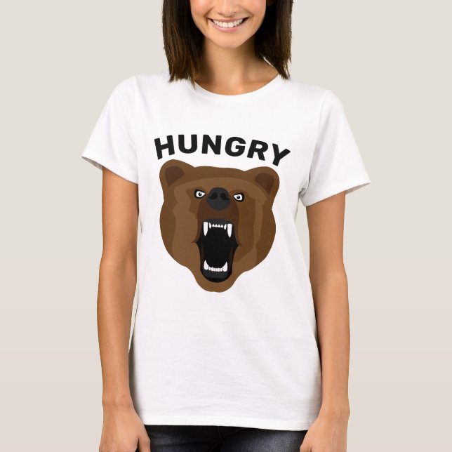 Camisetas HUNGRY DIETER GRIZAMENTE OSO (Anverso)