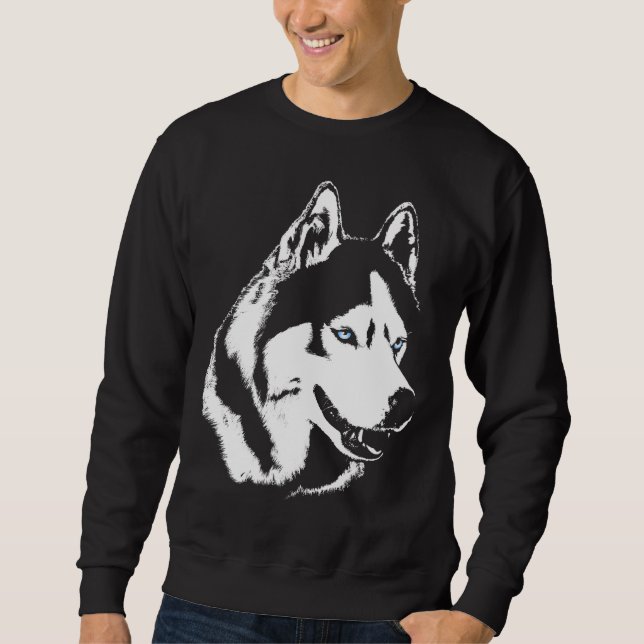 Camisetas Husky Perro lobo Camisetas Unisex Camisa (Anverso)