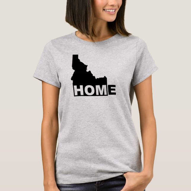 Camisetas Idaho Hogar Lejos Del Estado (Anverso)