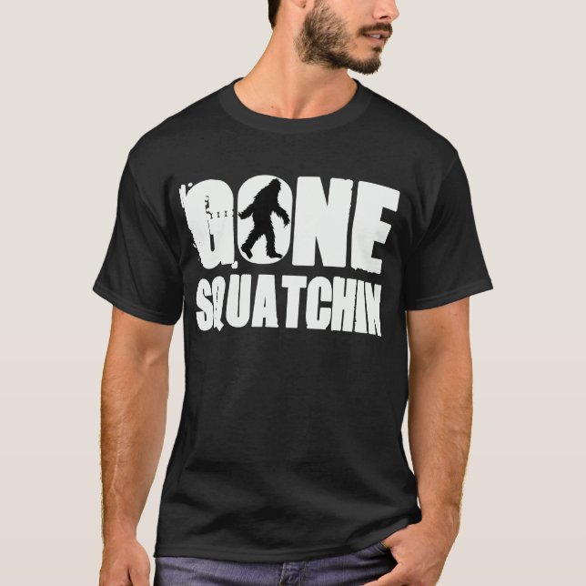 Camisetas idas de Squatchin (Anverso)