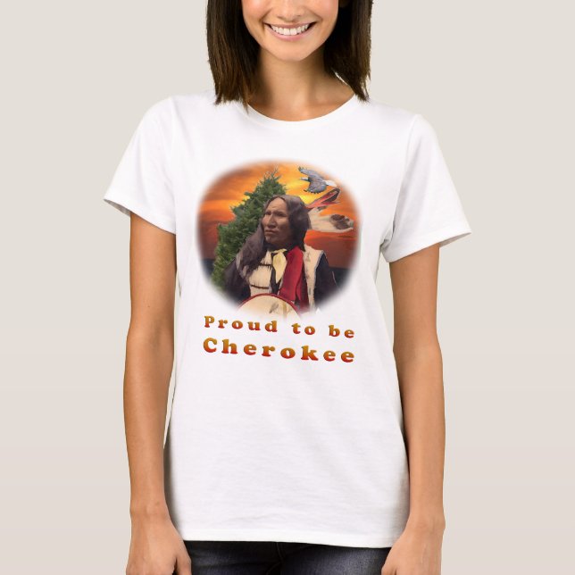 Camisetas indias cherokee (Anverso)