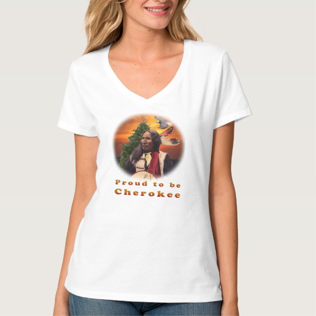 Camisetas indias cherokee (Anverso)