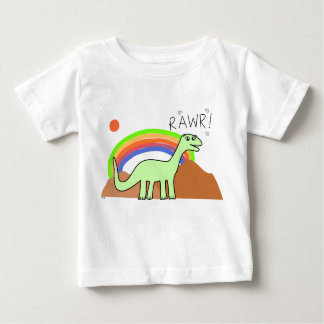 Camisetas infantil de Rawr del arco iris