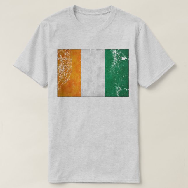 Camisetas irlandesas del trébol de la bandera (Diseño del anverso)