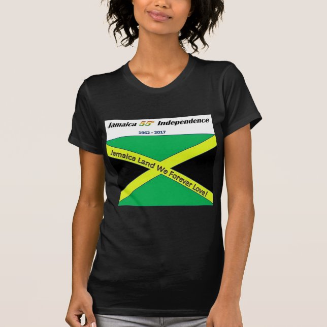 Camisetas jamaicanas de la independencia (Anverso)