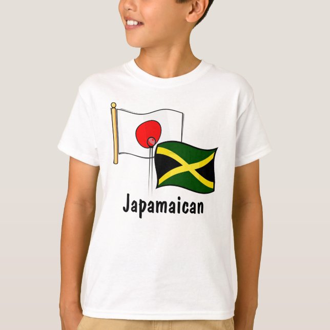 Camisetas jamaiquinas japonesas para niños (Anverso)