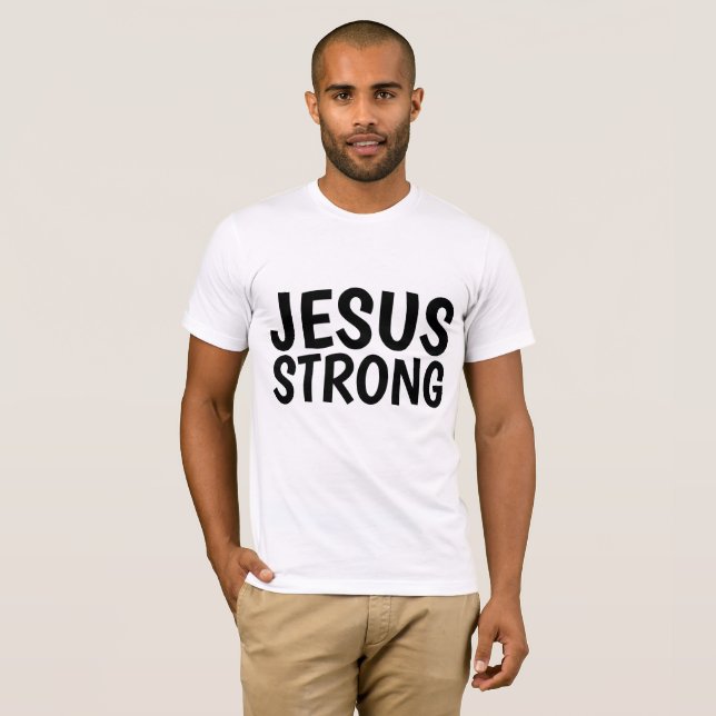 Camisetas JESUS STRONG (Anverso completo)