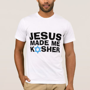 Camisetas judías mesiánicas, JESÚS me hizo KOSHER