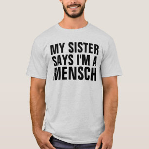 Camisetas judías para Brother, MENSCH