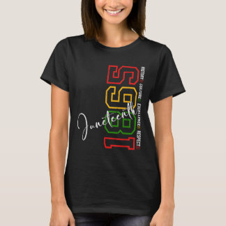 Camisetas Juneteenth Mujeres Hombres Afroamericano