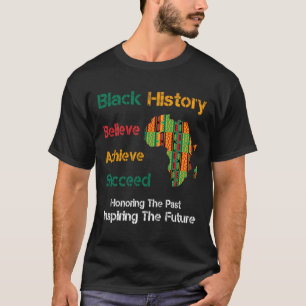 Camisetas Juneteenth Mujeres Hombres Mapa de Áfric
