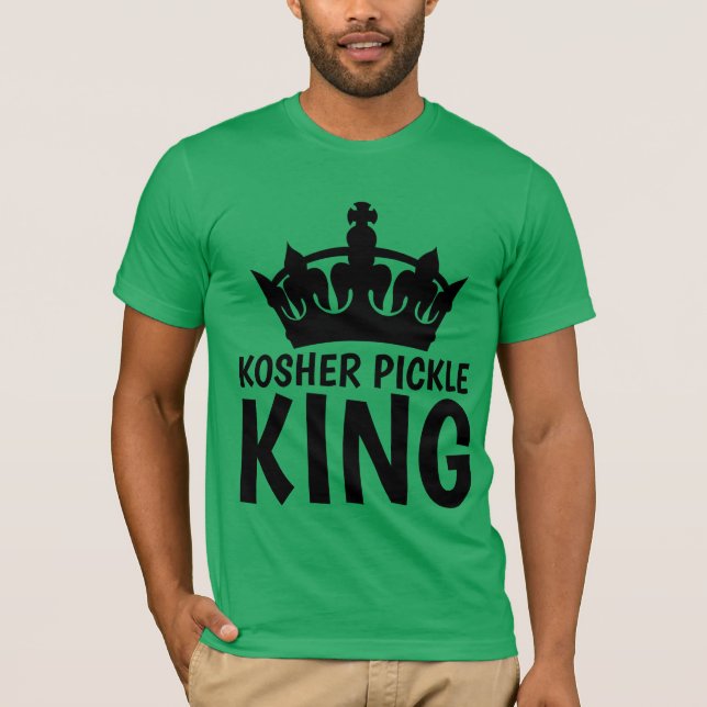Camisetas KOSHER PICKLE KING (Anverso)