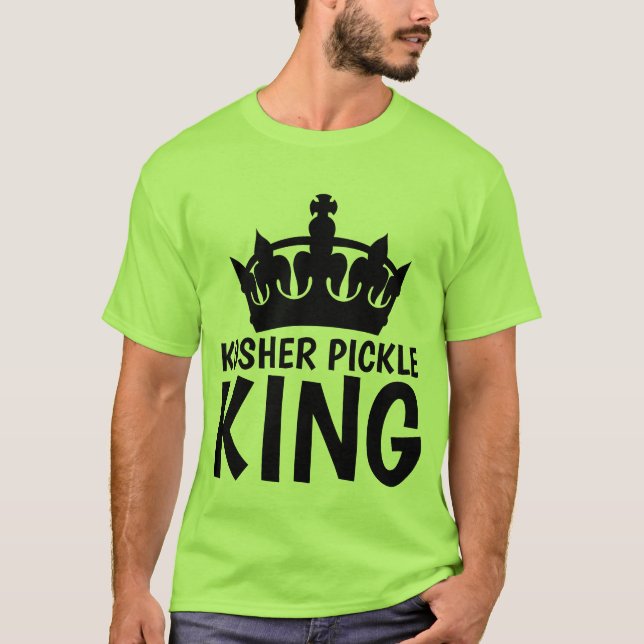 Camisetas KOSHER PICKLE KING (Anverso)
