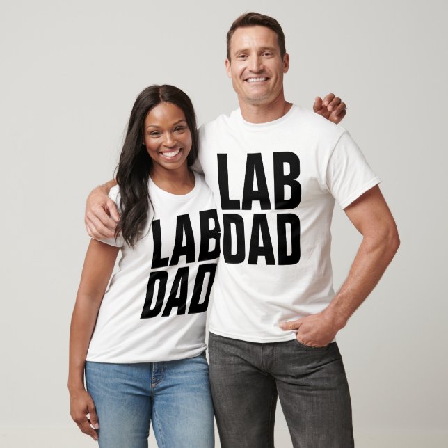 Camisetas LAB DAD (Labrador) (Unisexo)