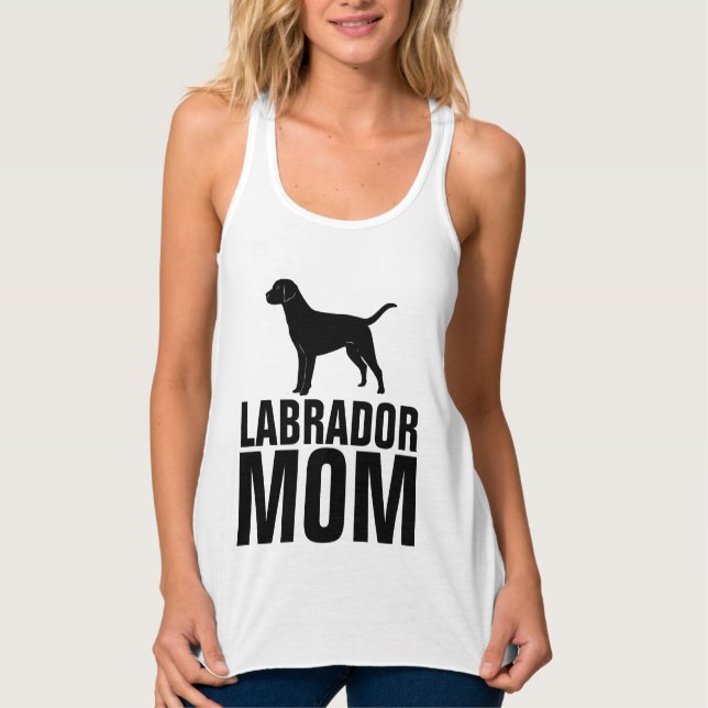 Camisetas LABRADOR DOG MOM (Anverso)