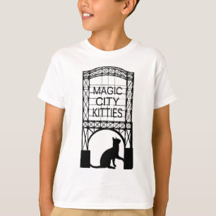Camisetas largas de la manga de la ciudad de los