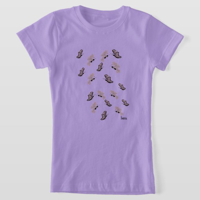 Camisetas : Las mariposas son gratis (Distribución)