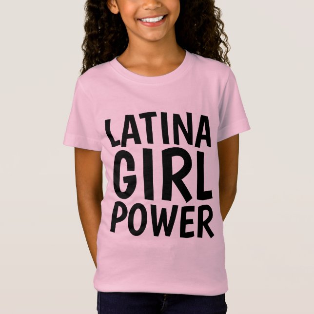 Camisetas LATINA CHICA POWER (Anverso)