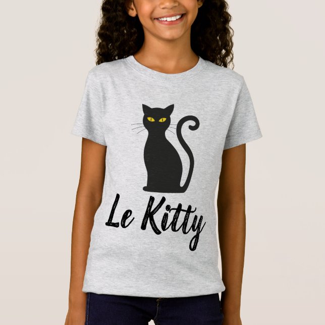Camisetas LE KITTY, GATO FRANCÉS (Anverso)
