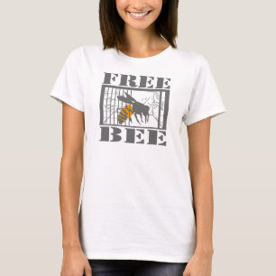 Camisetas libres de la abeja