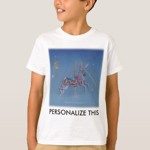 Camisetas ligeras de los niños - carrusel cósmico