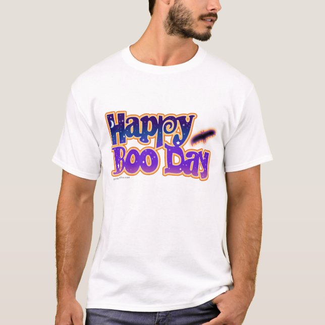 Camisetas ligeras - FELIZ DÍA DE BOO - Halloween (Anverso)