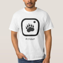 Camisetas limpias B&W Bear Chaser